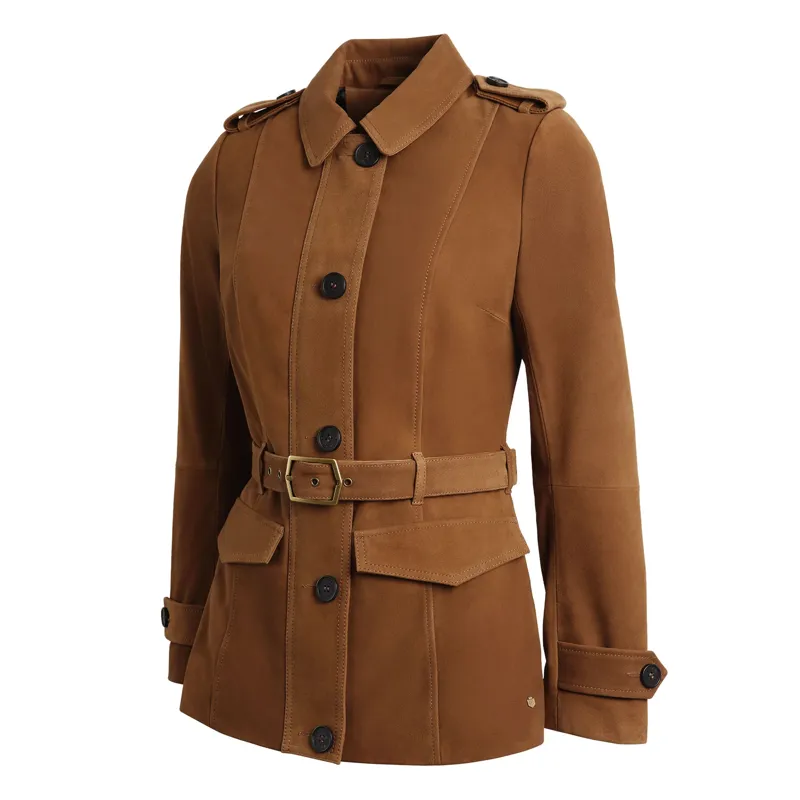 Fairfax and Favor The Frances Jacket - Tan Suede-1